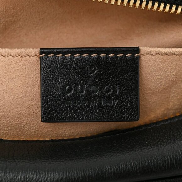 Gucci Monogram Matelasse Diagonal Small GG Marmont Chain Shoulder Bag - Picture 7 of 13